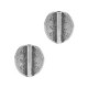 Metal bead Irregular 15x14mm Antique silver